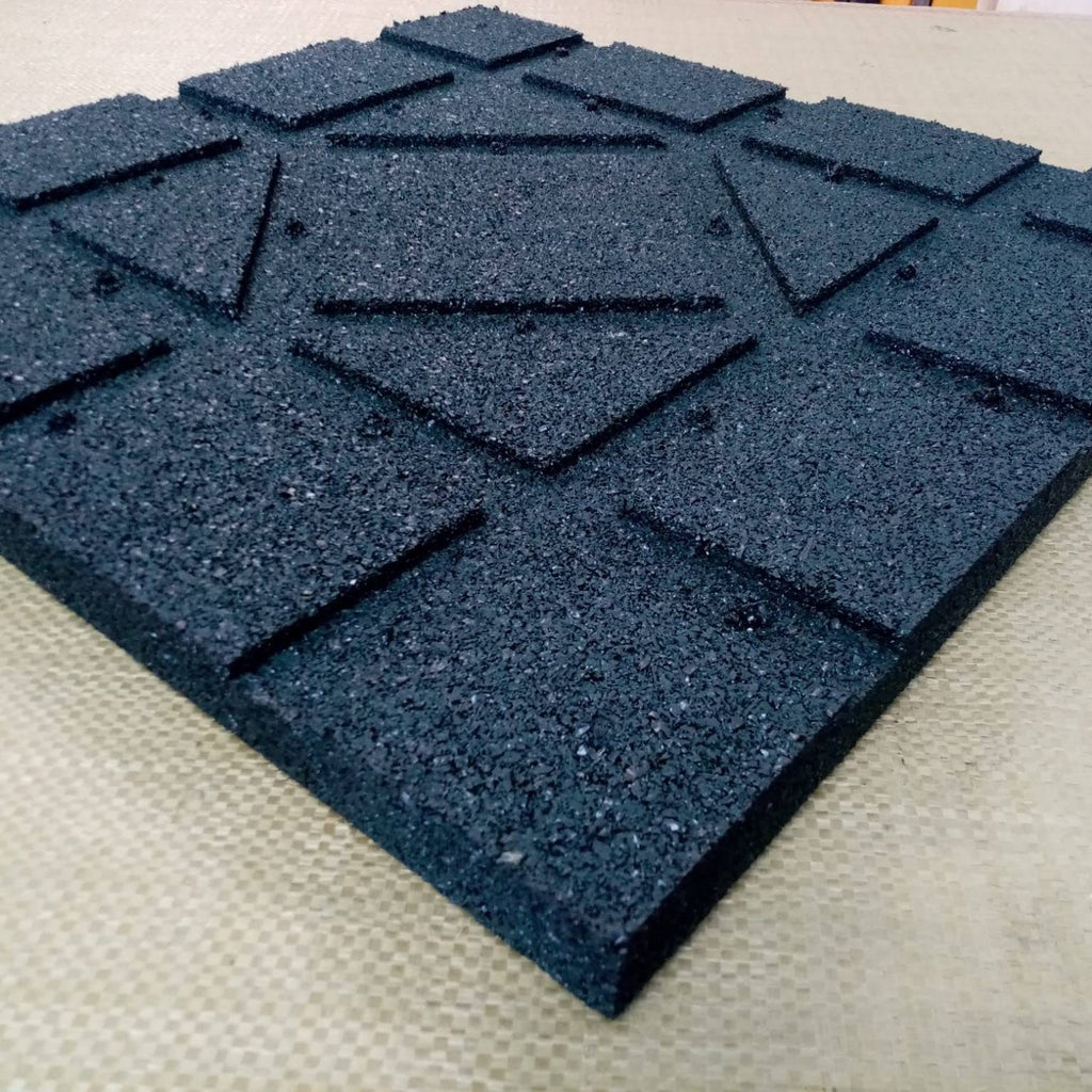 Safety Playground Rubber Tiles - 30 mm - Sprung Gym Flooring