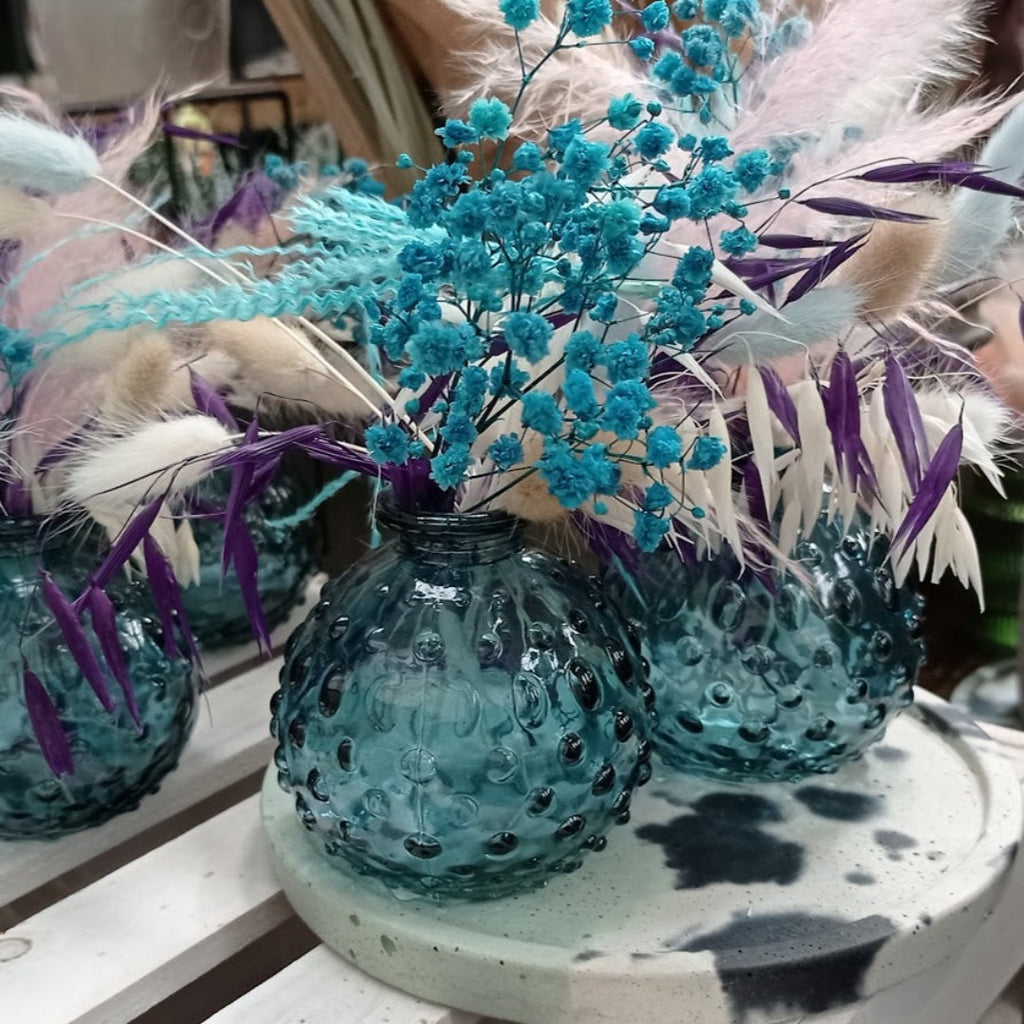 LAGOON Bouquet with Glass Vase - Marcias Flooring