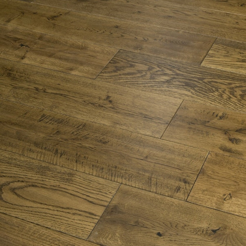ORIGIN - Ryeboard Cognac Handscraped Oak - McKays Flooring