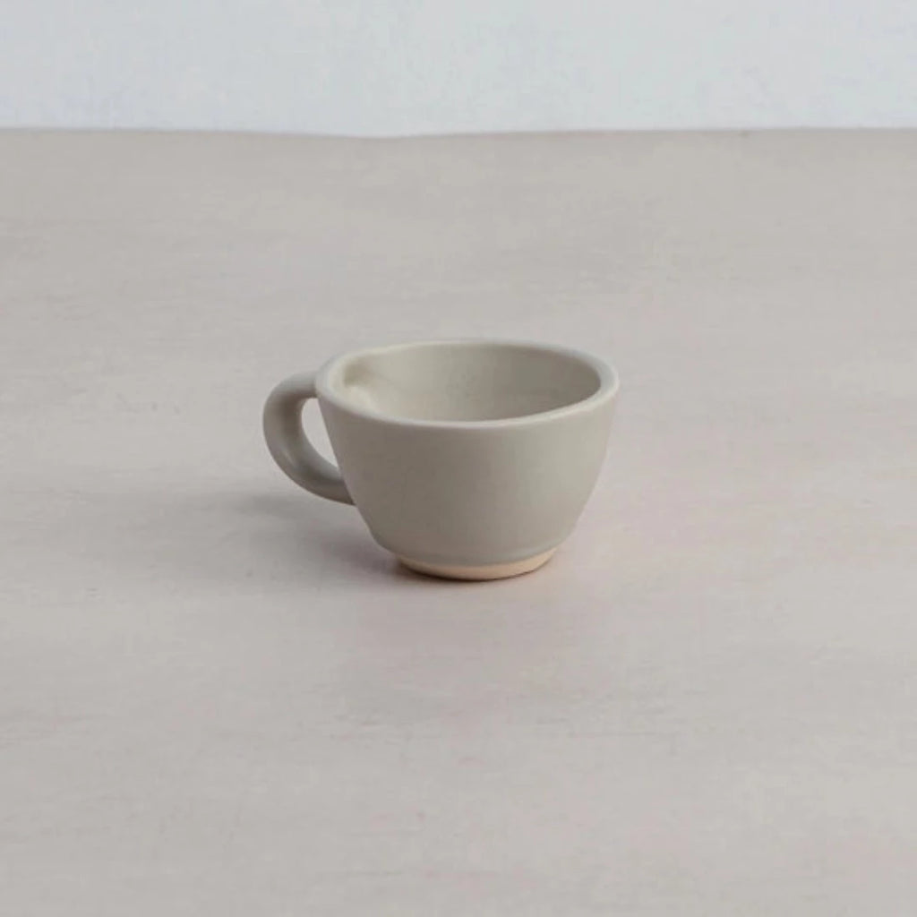 ORGANICS Handmade Ceramic Espresso Cup - 3 Colours - McKays Flooring