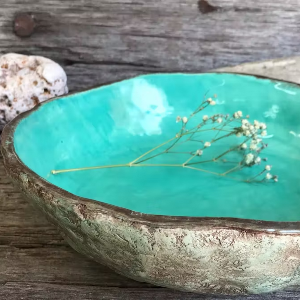 Handmade Ceramic Salad Bowl - Marcias Flooring