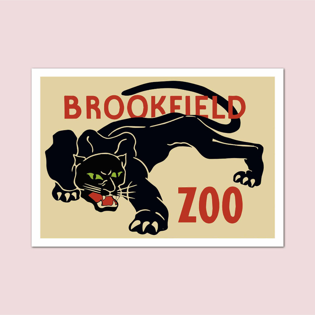 Brookfield Zoo Vintage Advertising Print - Marcias Flooring