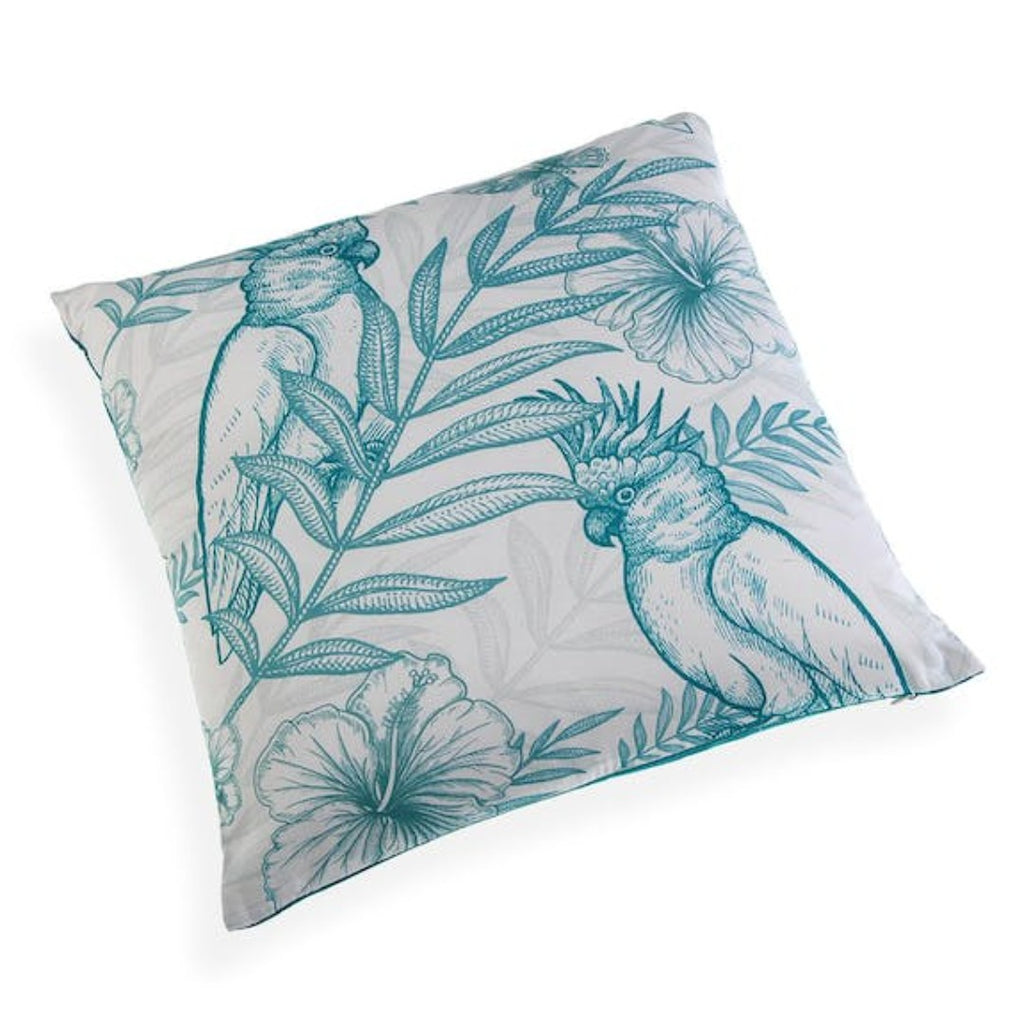 WHITNEY Handmade Tropical Bird Print Filled Cushion - Marcias Flooring
