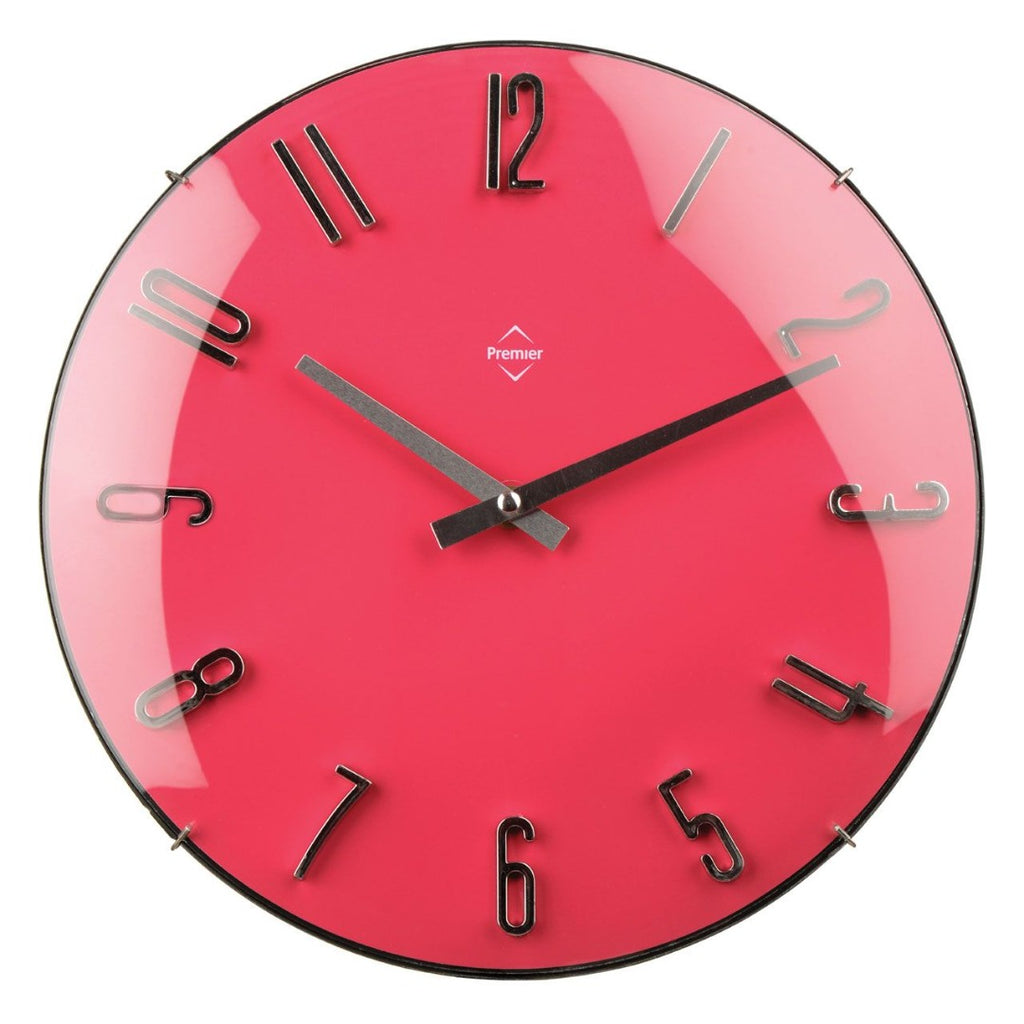 DIA Hot Pink Wall Clock - Marcias Flooring