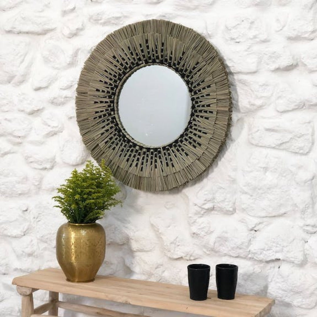 Grace Jeweled Round Mirror – Classy Mirrors
