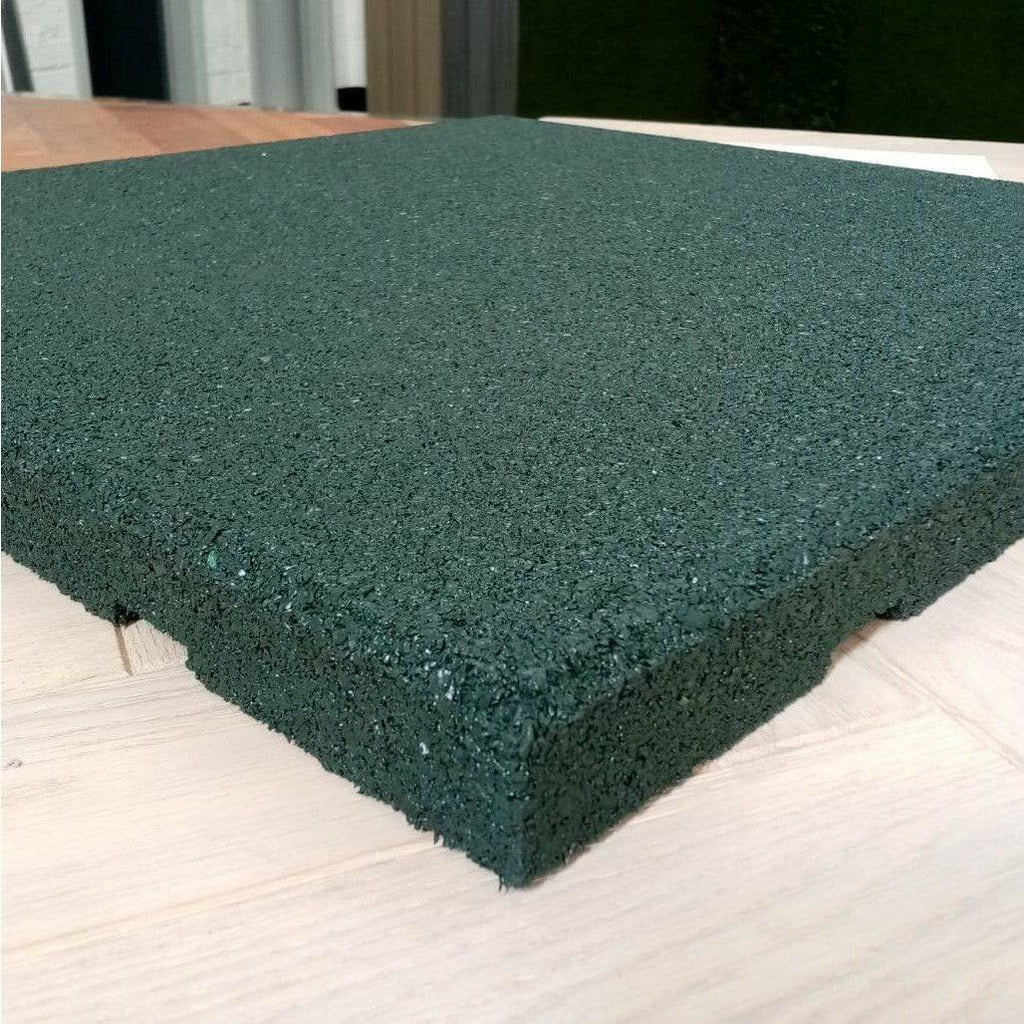 Rubber Outdoor Tiles for Gardens and Patios - 30 mm - Sprung Gym Flooring