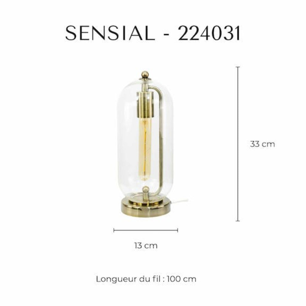 SENSIAL Glass Table Lamp - Small - Marcias Flooring