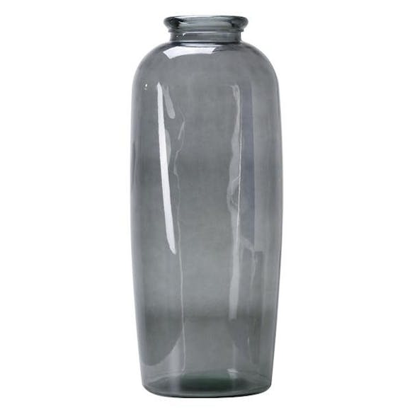 ELENA Recycled Glass Vase in Grey/Blue - XXL - Marcias Flooring