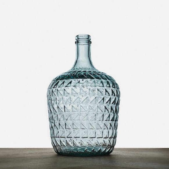 VALENTINA Recycled Glass Vase in Pale Green - Marcias Flooring