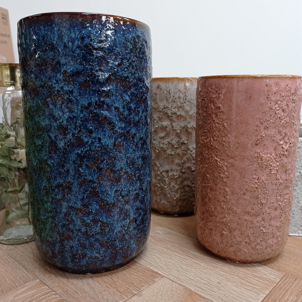 Tall Ceramic Vase - 2 Colours - Marcias Flooring