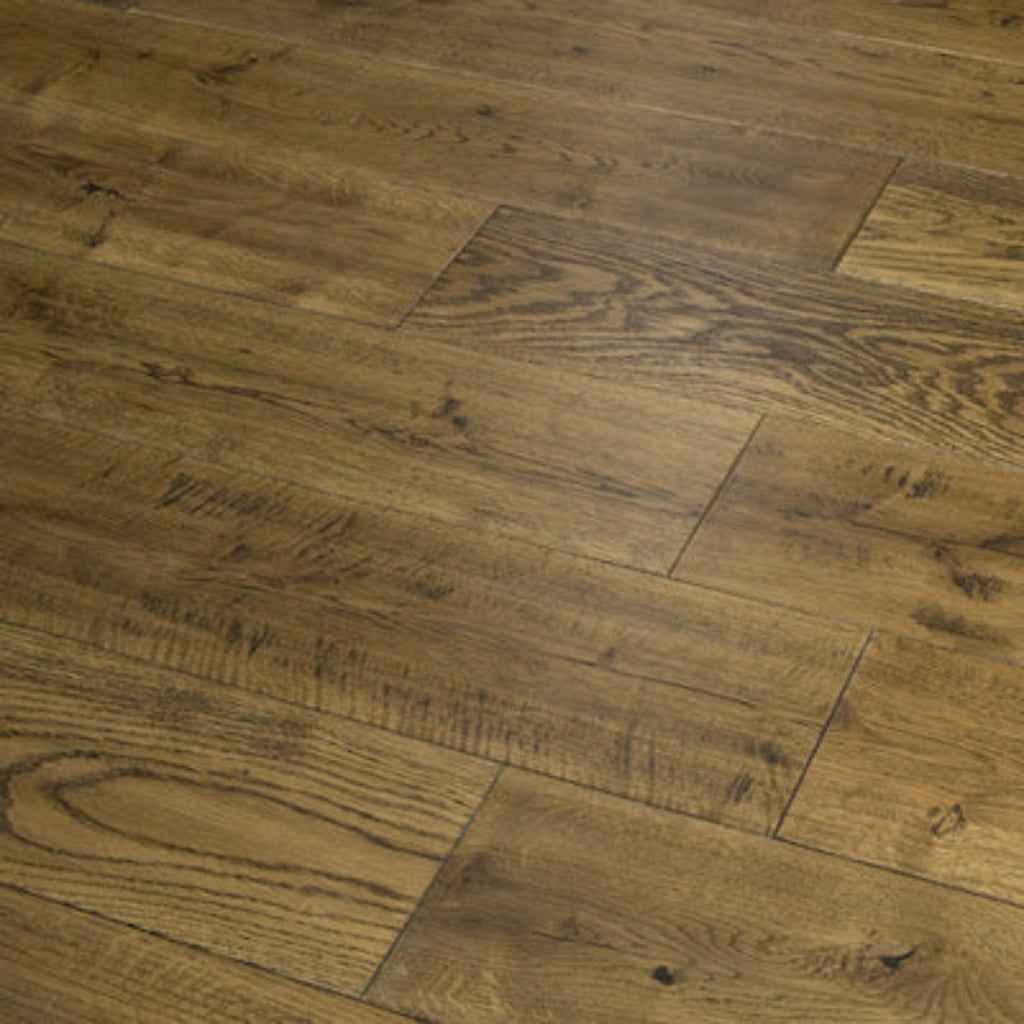 ARTISAN Nutboard Brushed & Lacquered Cognac Oak - McKays Flooring