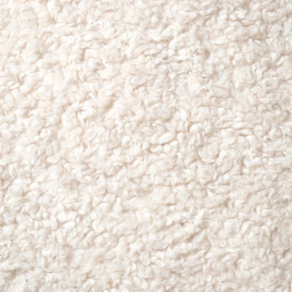 Boucle Cushion Cover in Off-White - Marcias Flooring