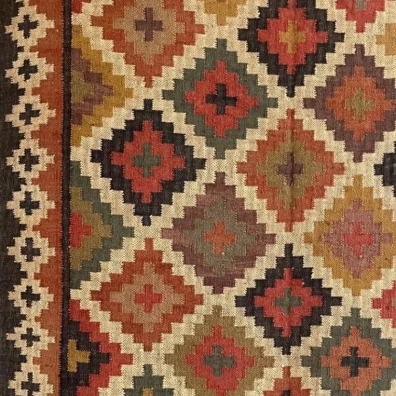 MAUD Handmade Kilim Jute/Wool Flatweave Rug 120cm x 180cm - McKays Flooring