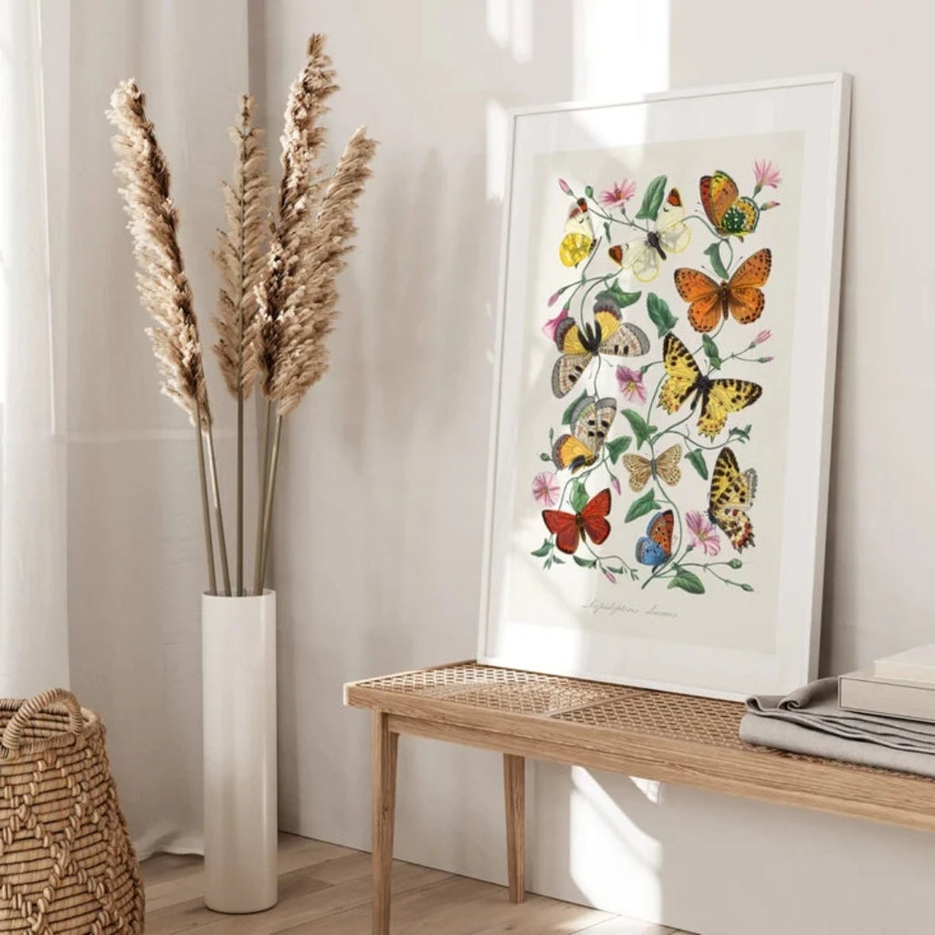Floral Wall Art Print - Abstract Flowers No238 - Marcias Flooring