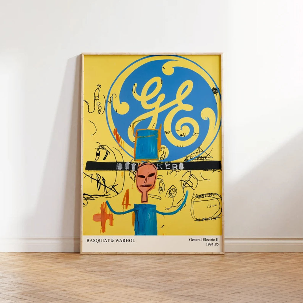 Basquiat & Warhol - Modern Art Print No299 - Marcias Flooring