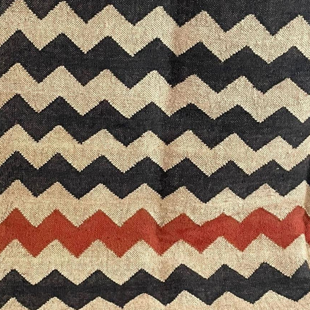LOLA Handmade Kilim Jute/Wool Flatweave Rug 180cm x 270cm - Marcias Flooring