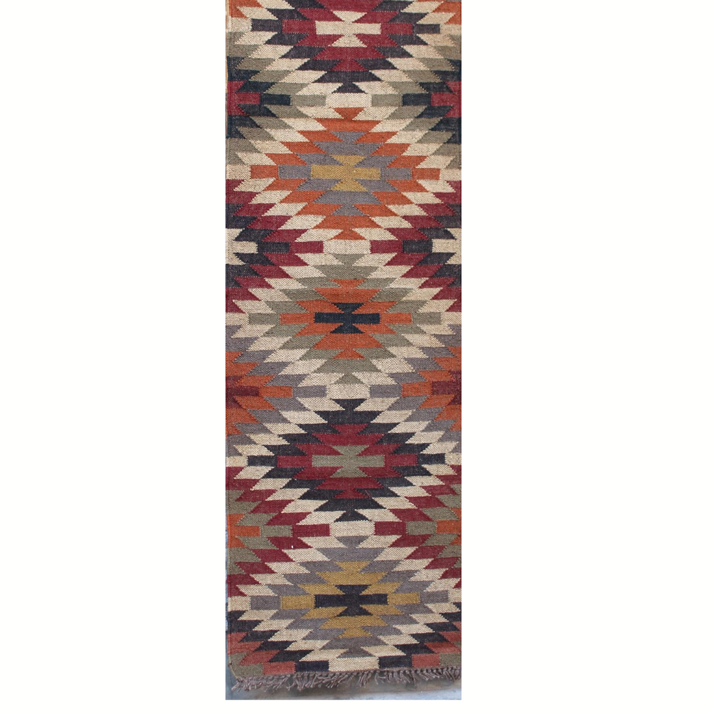 MORINGA Handmade Kilim Flatweave Rug Runner 60cm x 180cm - Marcias Flooring