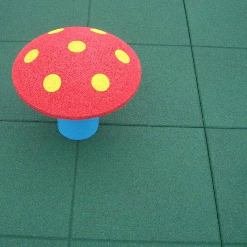 Safety Playground Rubber Tiles - 40 mm - Sprung Gym Flooring