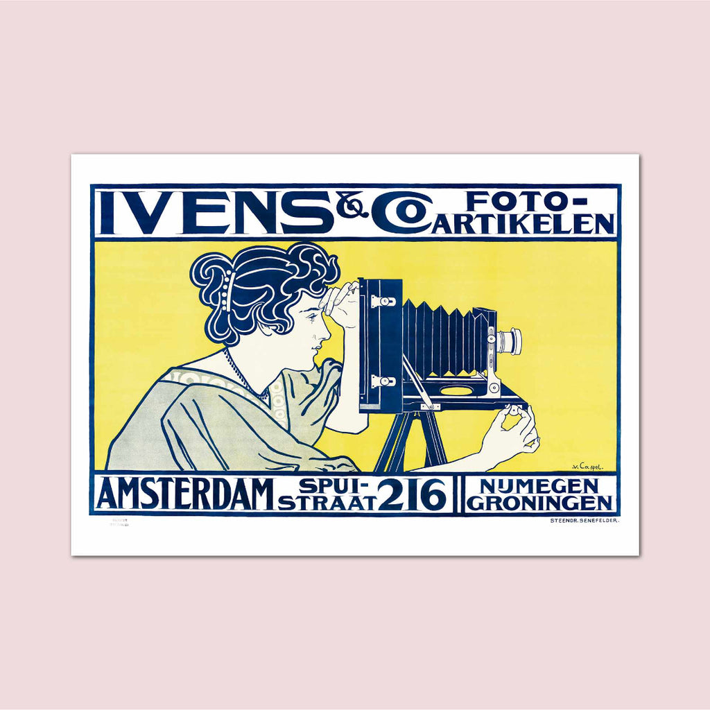 Ivens & Co Amsterdam Vintage Advertising Print - Marcias Flooring