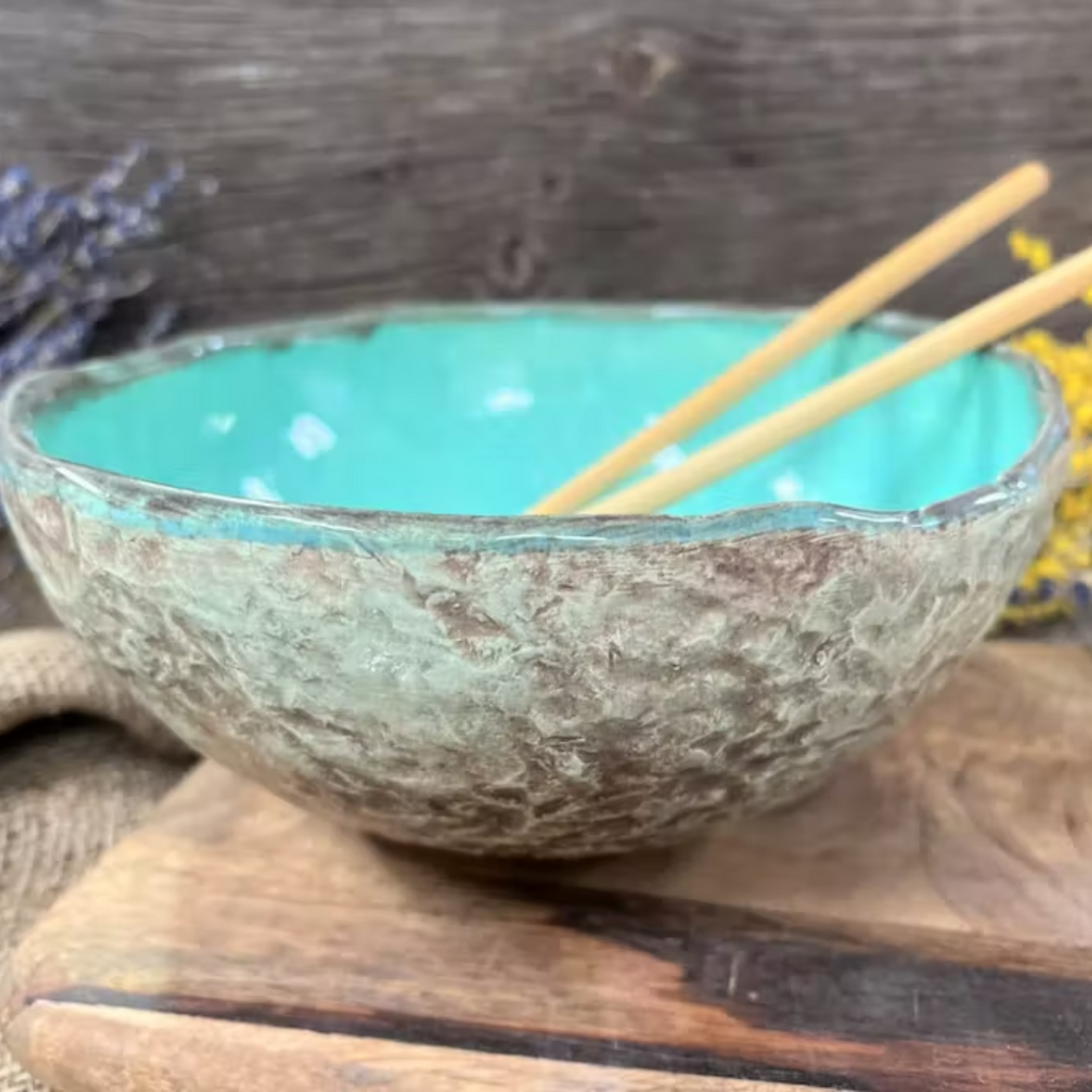 Handmade Ceramic Ramen Bowl - Marcias Flooring